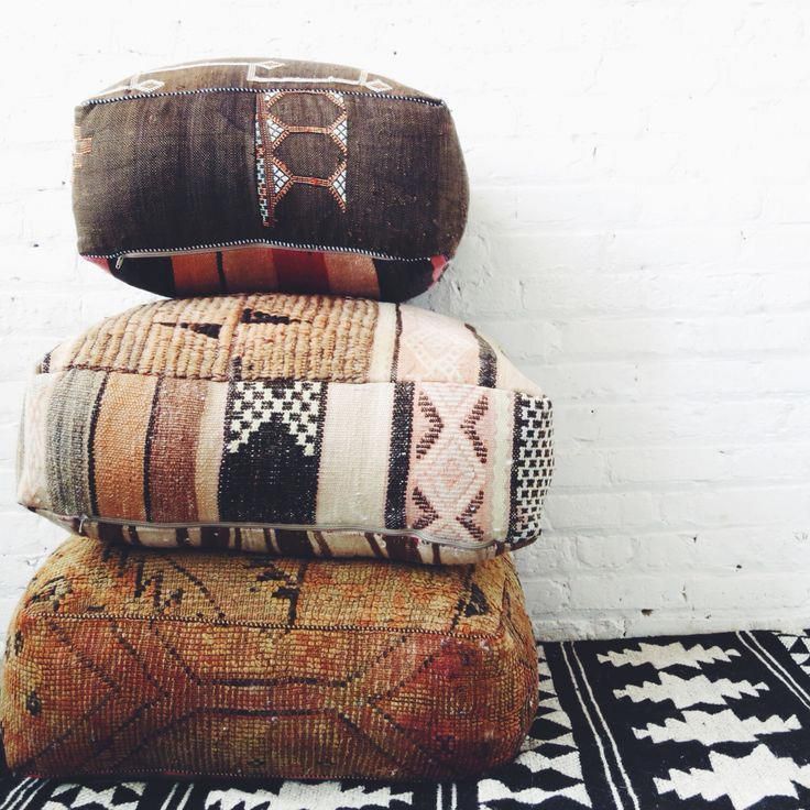 material of moroccan pillow