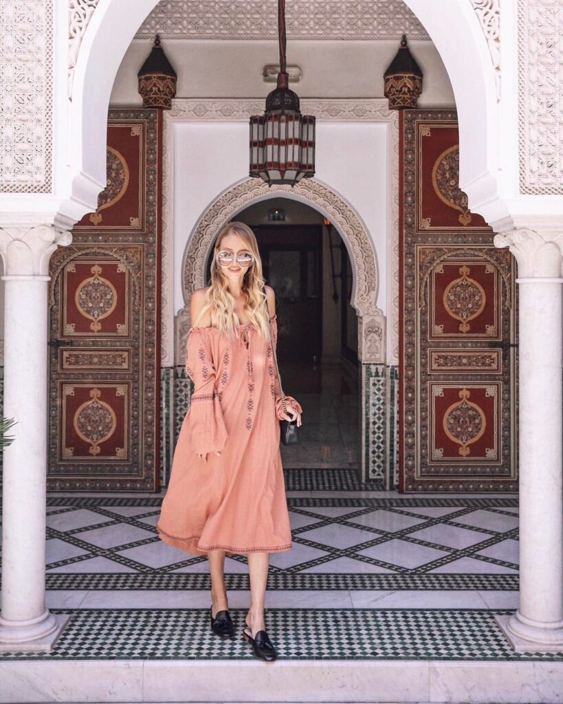 women wear robe in morroco