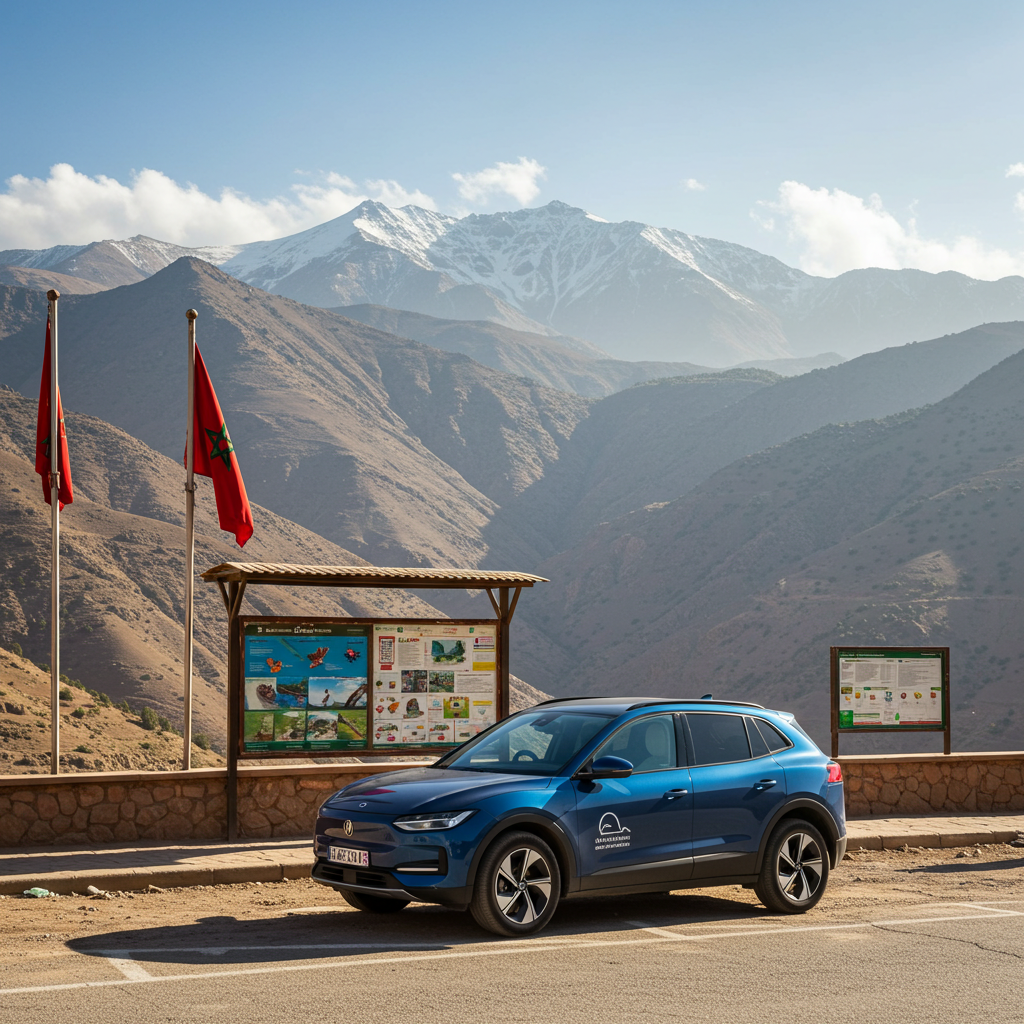 rent car to visit imlil